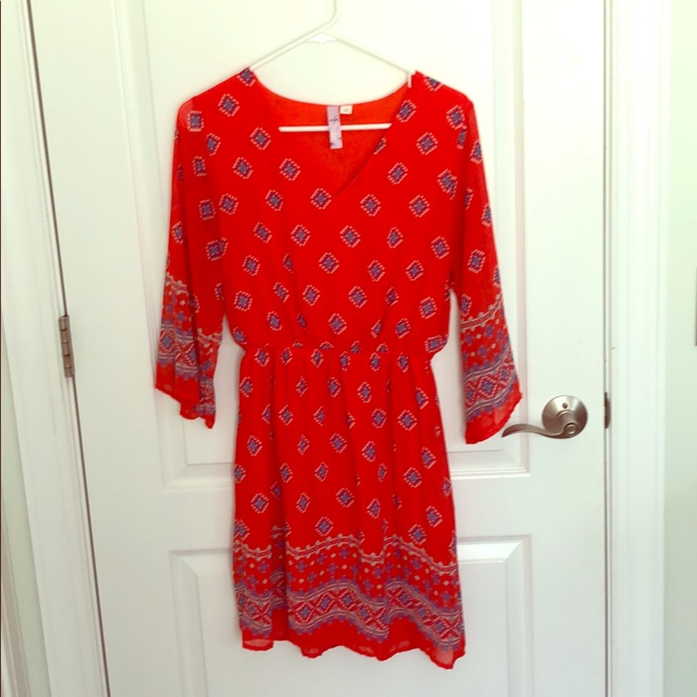 3/4 sleeve dress
